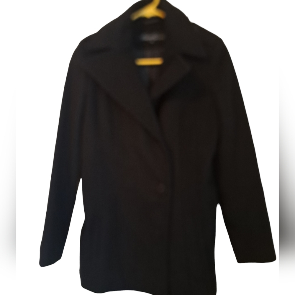 Ladies KENNETH COLE wool single breasted jacket peacoat navy blue coastal size 6 - Picture 7 of 12